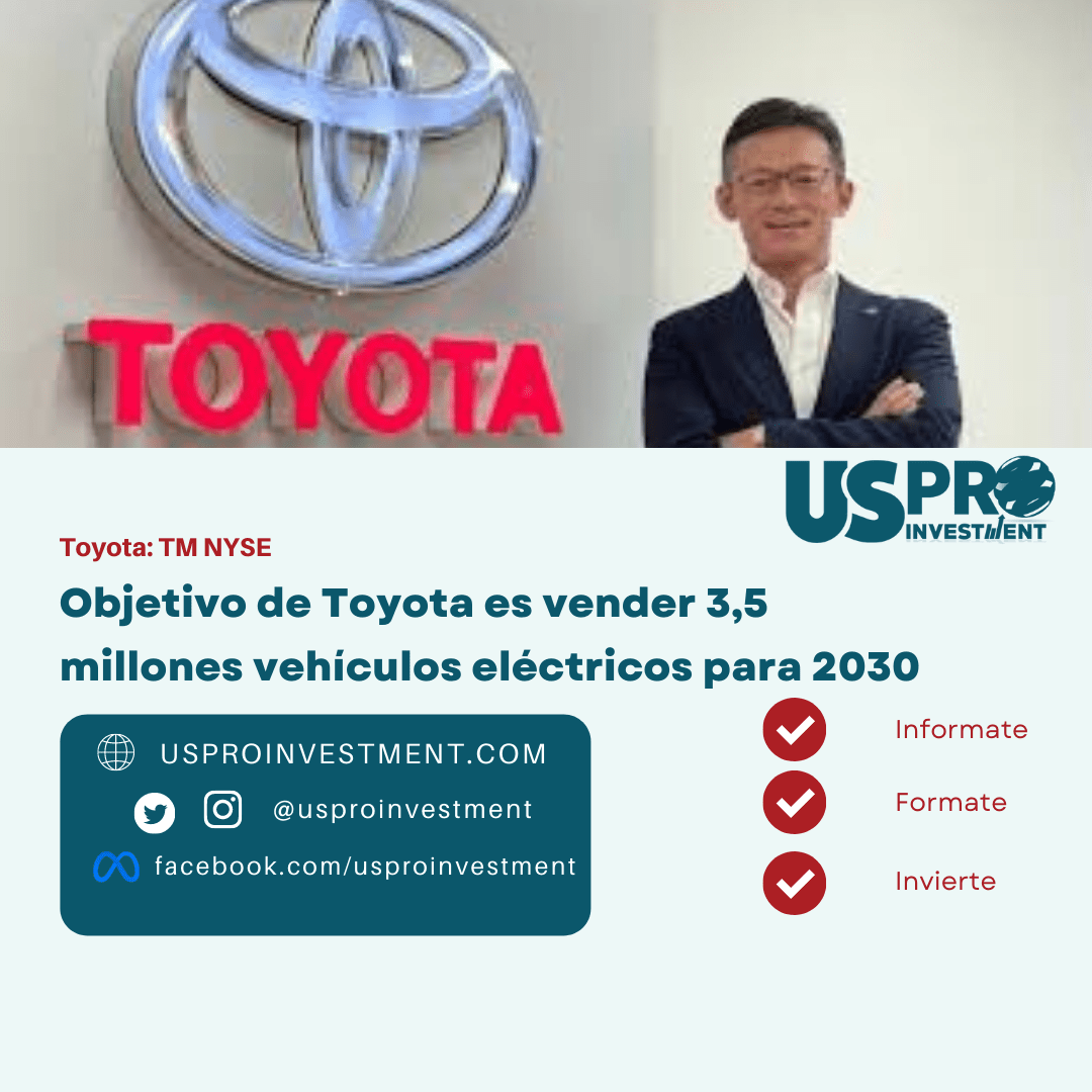 Objetivo de Toyota es vender 3,5 millones vehículos eléctricos para 2030
